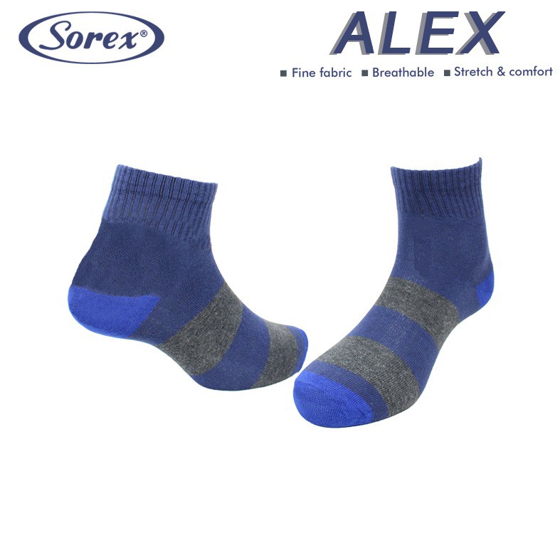 Sorex Kaos Kaki Pria Alex Freesize Tinggi Setengah Betis K 8103 - Aksesoris Pakaian Pria