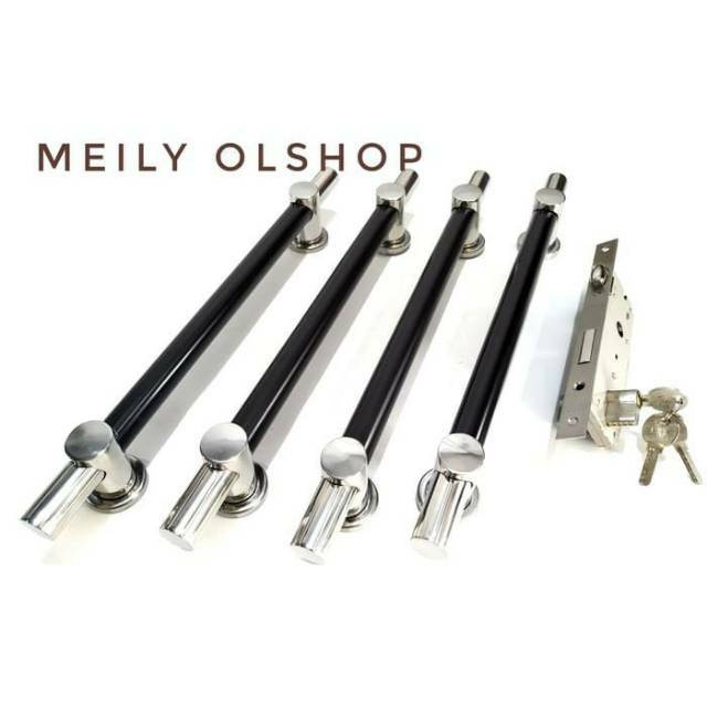 Pullhandle + Bodi Pelor/ Kunci Pintu Rumah/ Tarikan Pintu + Bodi Kunci