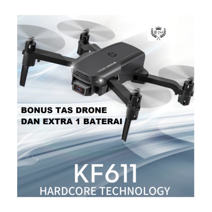 Unik KF611 Mini Drone WiFi FPV 4K Foldable RC Quadcopter BONUS TAS-Baterai Murah