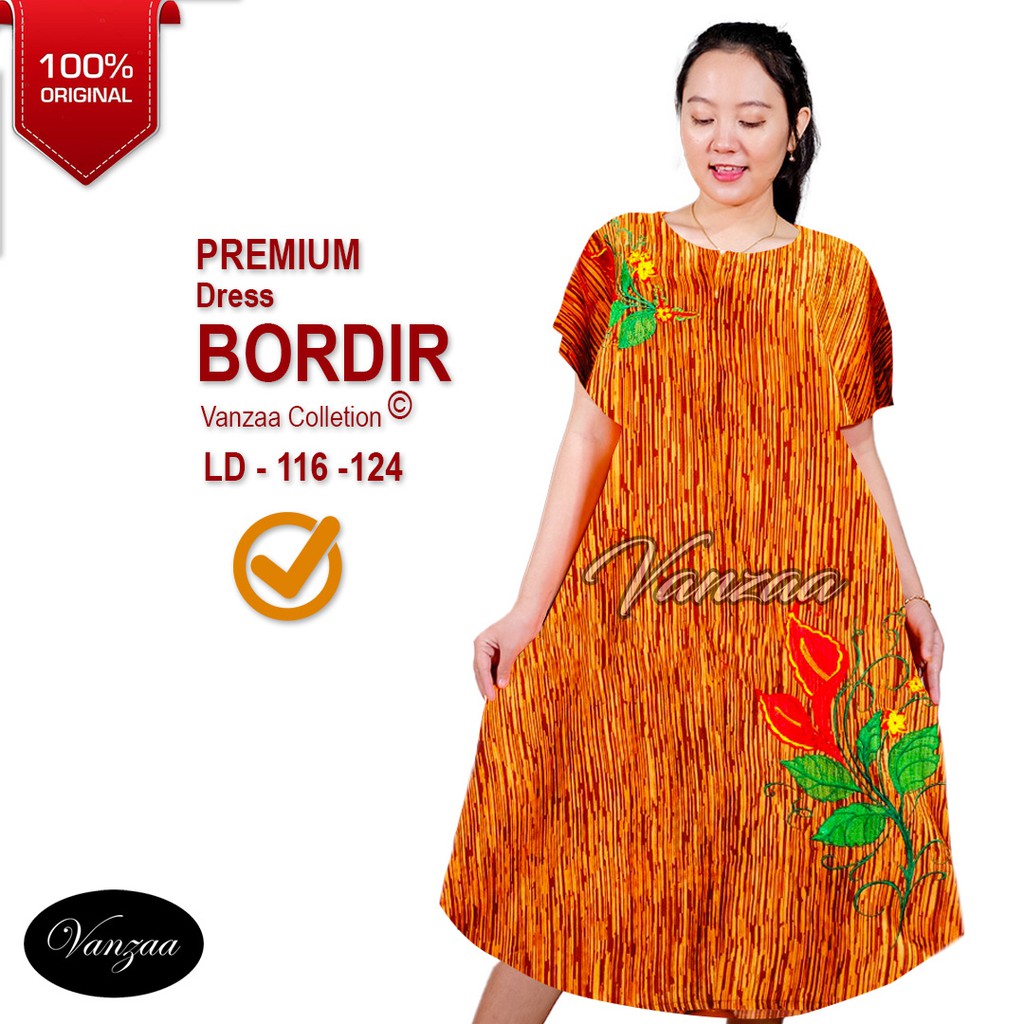Daster Bali Pendek Bordir Premium Murah Vanzaa