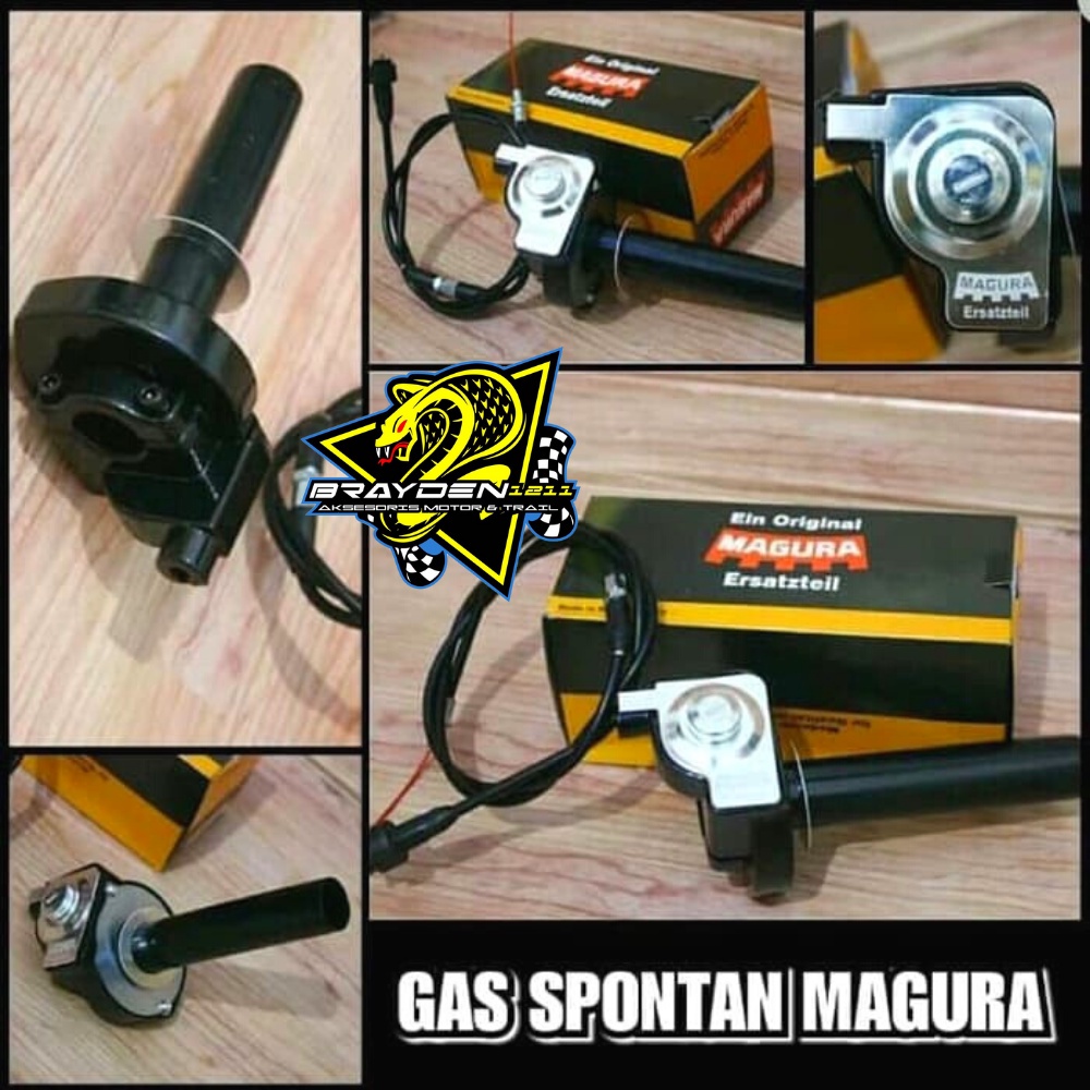 GAS SPONTAN MAGURA RIDE IT NINJA RR NINJA R SATRIA FU RX-KING  JUPITER Z VEGA Z THAILAND