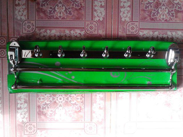 Rak Handuk Lipat Minimalis 2 Susun Fio 2020- Gantungan Stainless Double Towel Rack Fiorentino