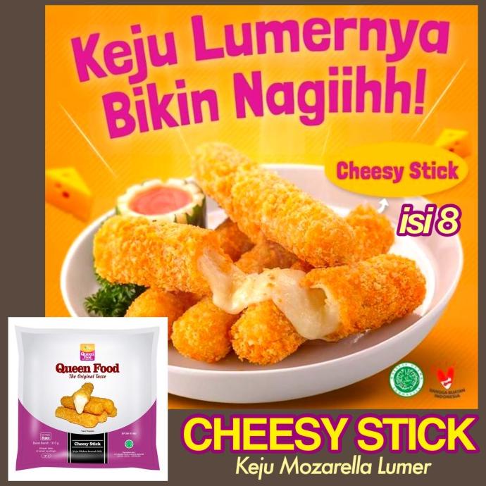 

Cheesy Stick Queen Food Keju Mozarella Lumer