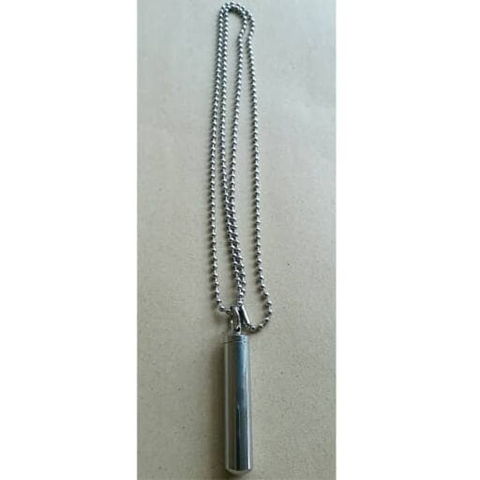 Kalung Liontin Tabung Berisi Khiriz / Hiriz Surat Yasin