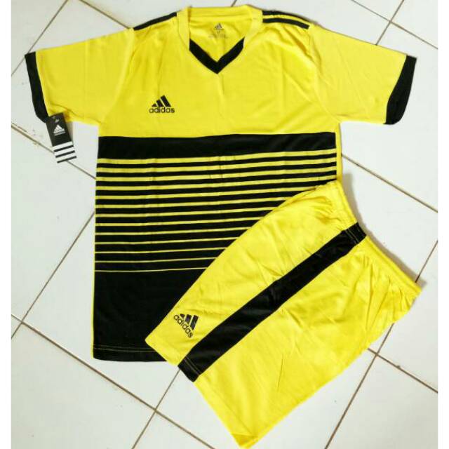 Jersey Futsal Warna Kuning Hitam