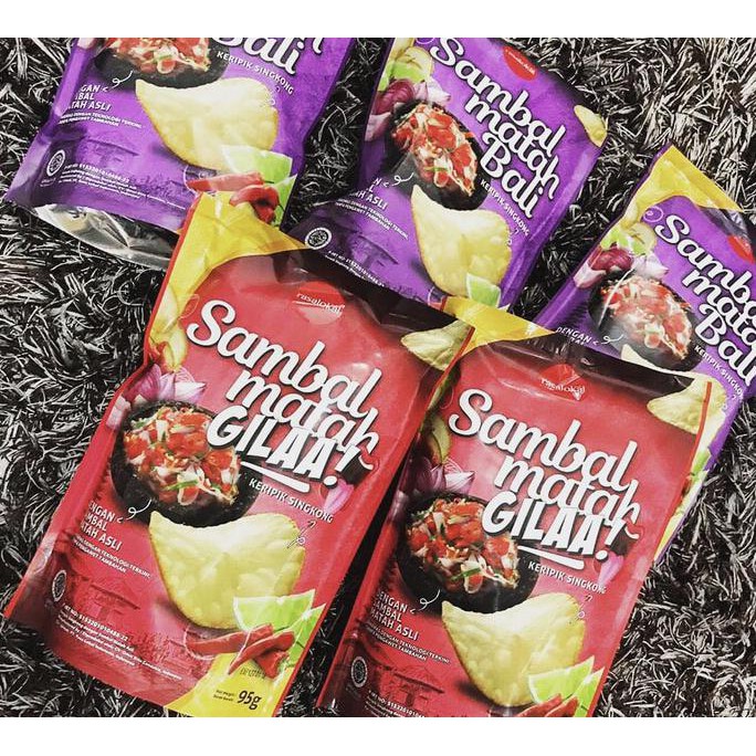 

ENAK Keripik Singkong Sambal Matah Bali rasalokal BANYAK RASA