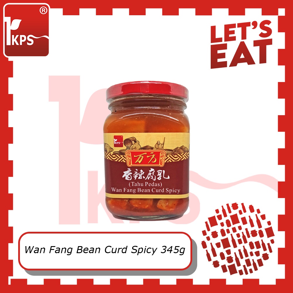 

Wan Fang Beancurd Spicy / Tauju / Tahu Merah Pedas / Tauji / Tahu Fermentasi Pedas "IKPS