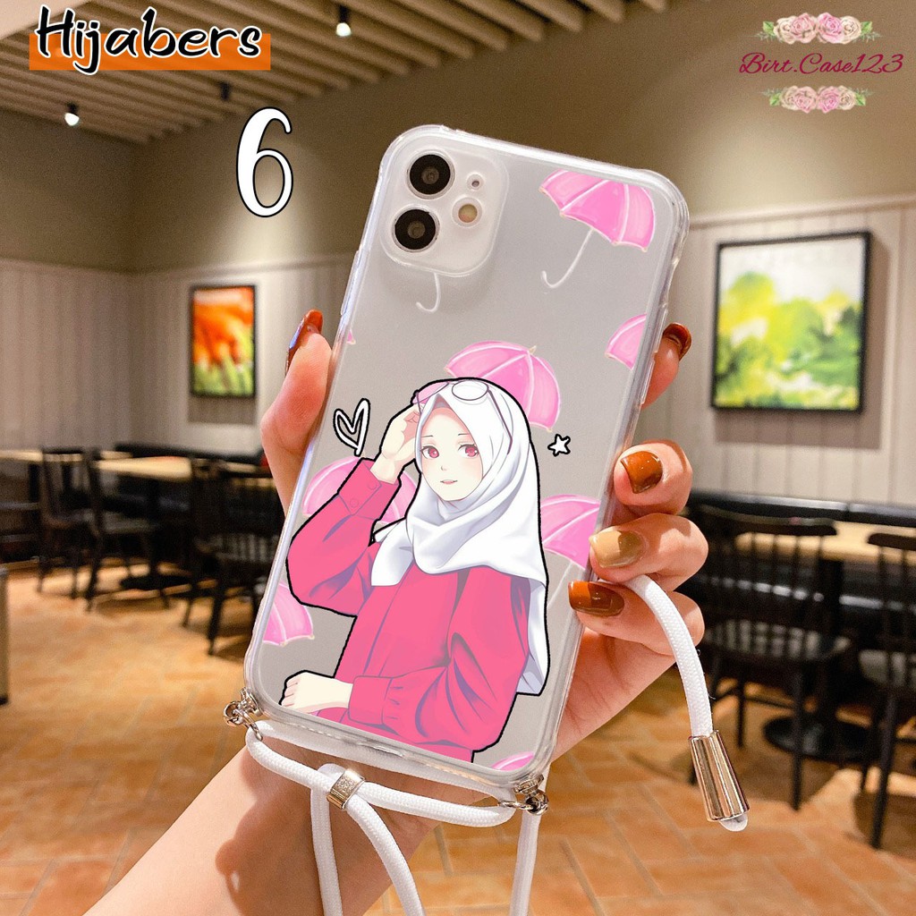 Softcase Slingcase Lanyard Choice HIJABERS Oppo A59 F1s F5 F11 Reno 2f A91 3 4 4f Pro BC2986