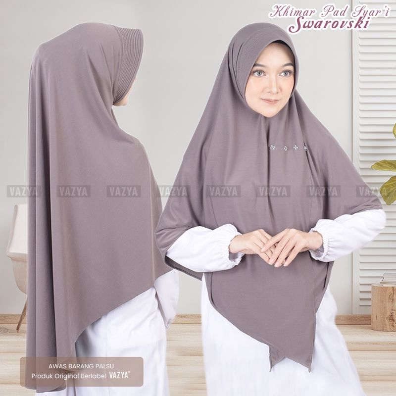 Jilbab / Khimar Syar'i Pad Swarovski