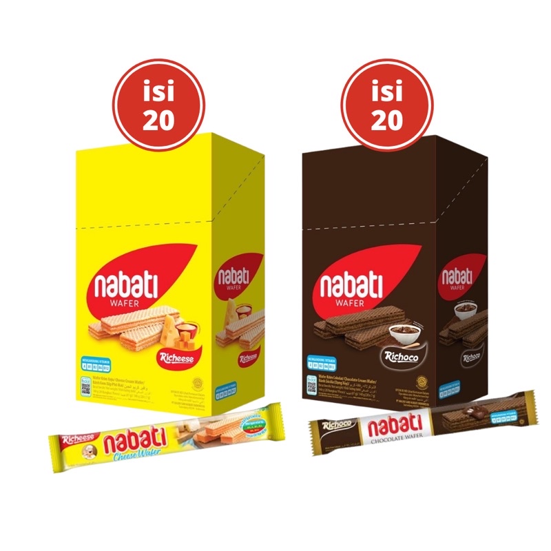 

nabati wafer isi 20 pcs termurah terlaris snack keju cokelat coklat keju