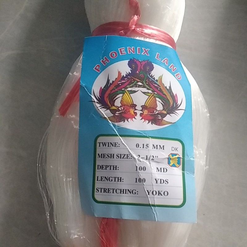 Jaring ikan jaring burung 0.15 2½ inchi 100 md/100yds yoko jaring ikan senar jaring ikan murah jarin