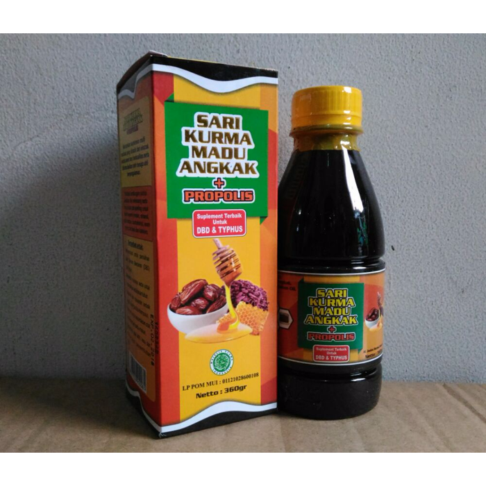 

Al Jazira Sari Kurma Madu Angkak + Propolis