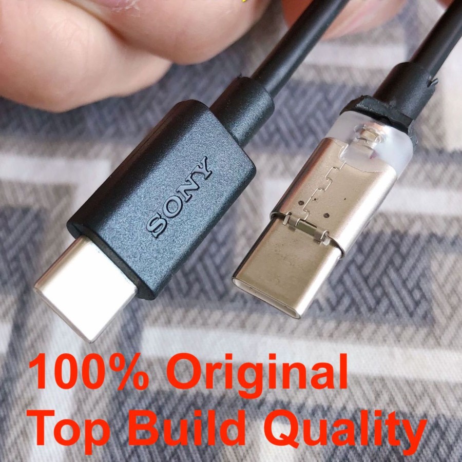 Original Sony Type C Cable USB C 20cm Kabel Data Pendek