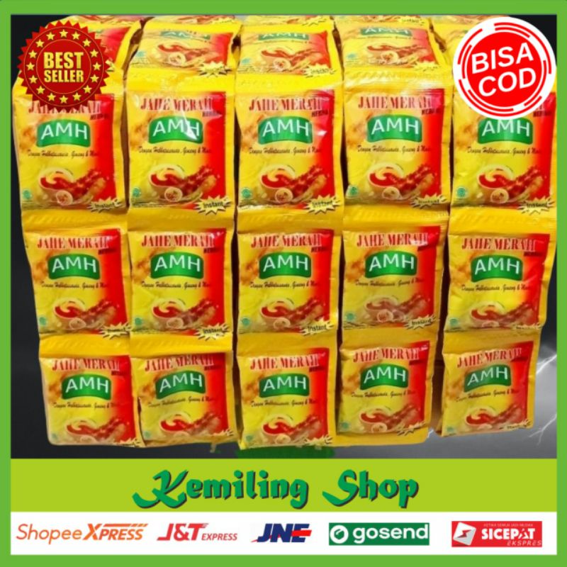 JAHE MERAH SUPER AMH HABBATUSSAUDA PLUS GINSENG DAN MADU (kemasan per sachet)