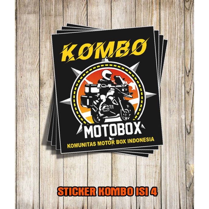 Sticker Motor KOMBO Motor Komunitas Motor Box