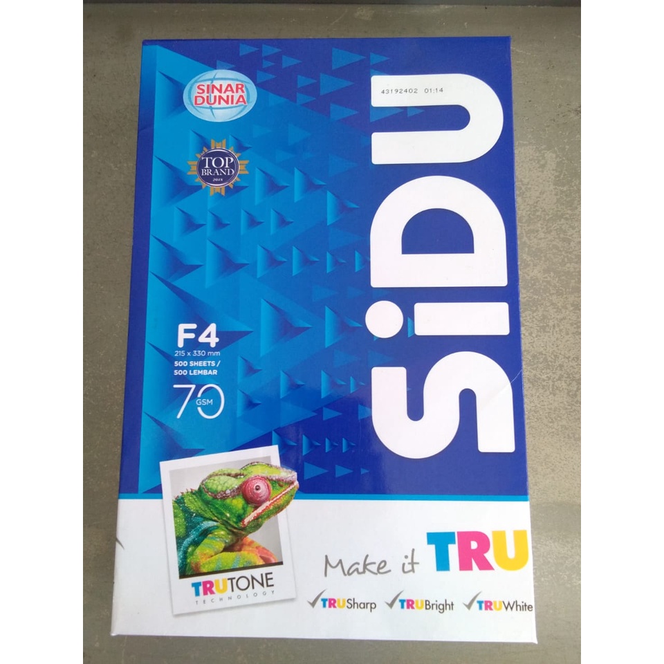 

Sinar Dunia F4 70 Gr