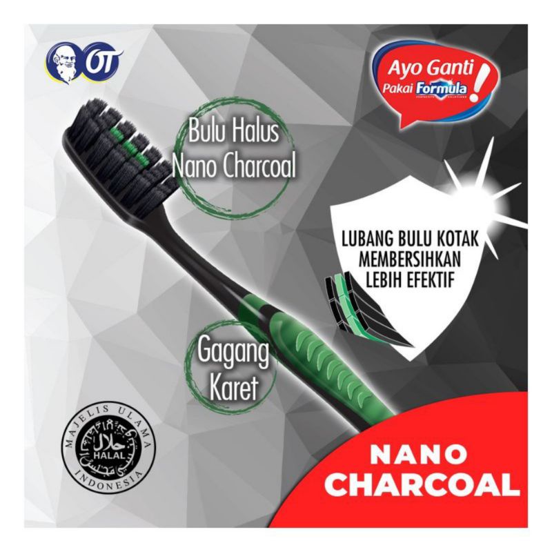 Sikat Gigi Formula Soft Charcoal Satuan