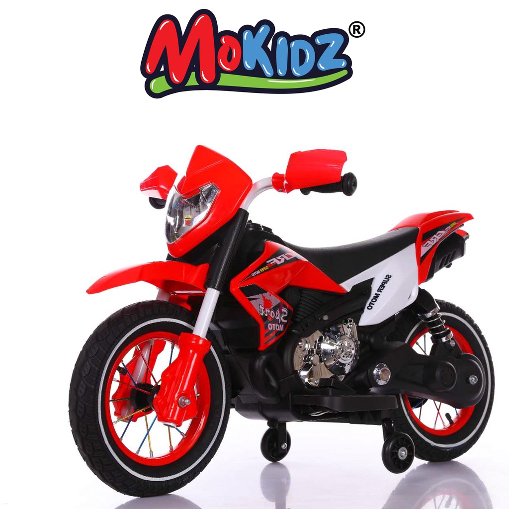 Mainan Anak Motor Aki Import MOKIDZ Motor Cross