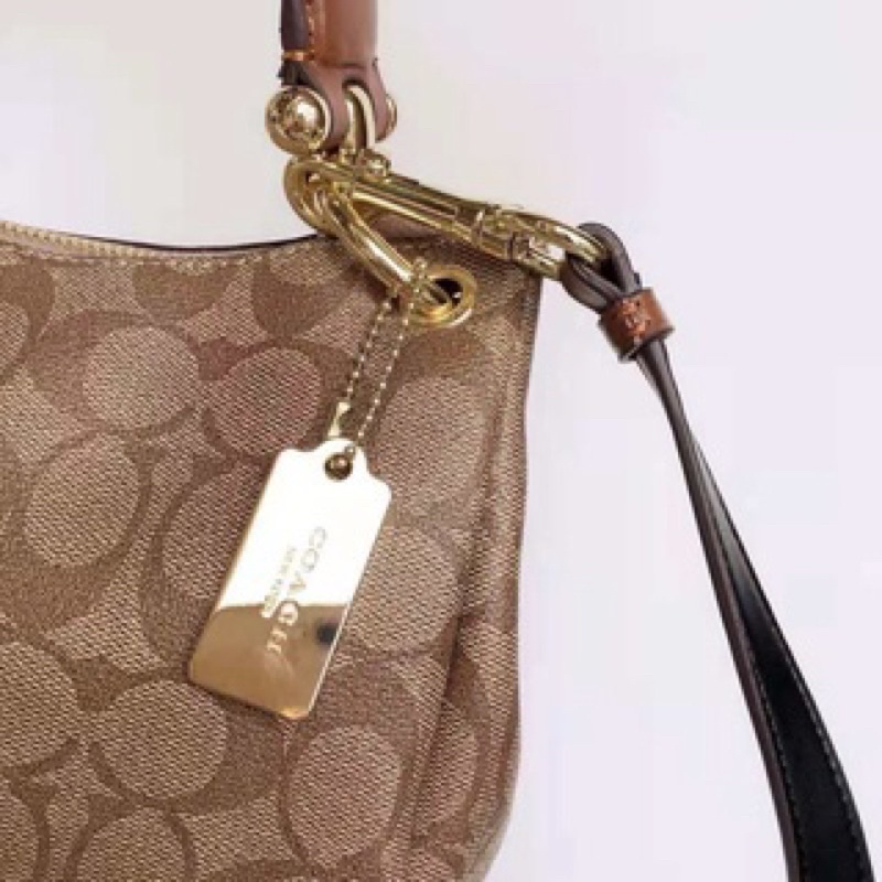 Coach Mia Shoulder Bag In Signature Canvas Khaki (28967)