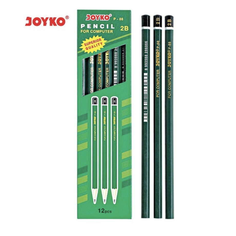 

Pencil / Pensil Joyko P-88 / 2B / 1 BOX 12 PCS