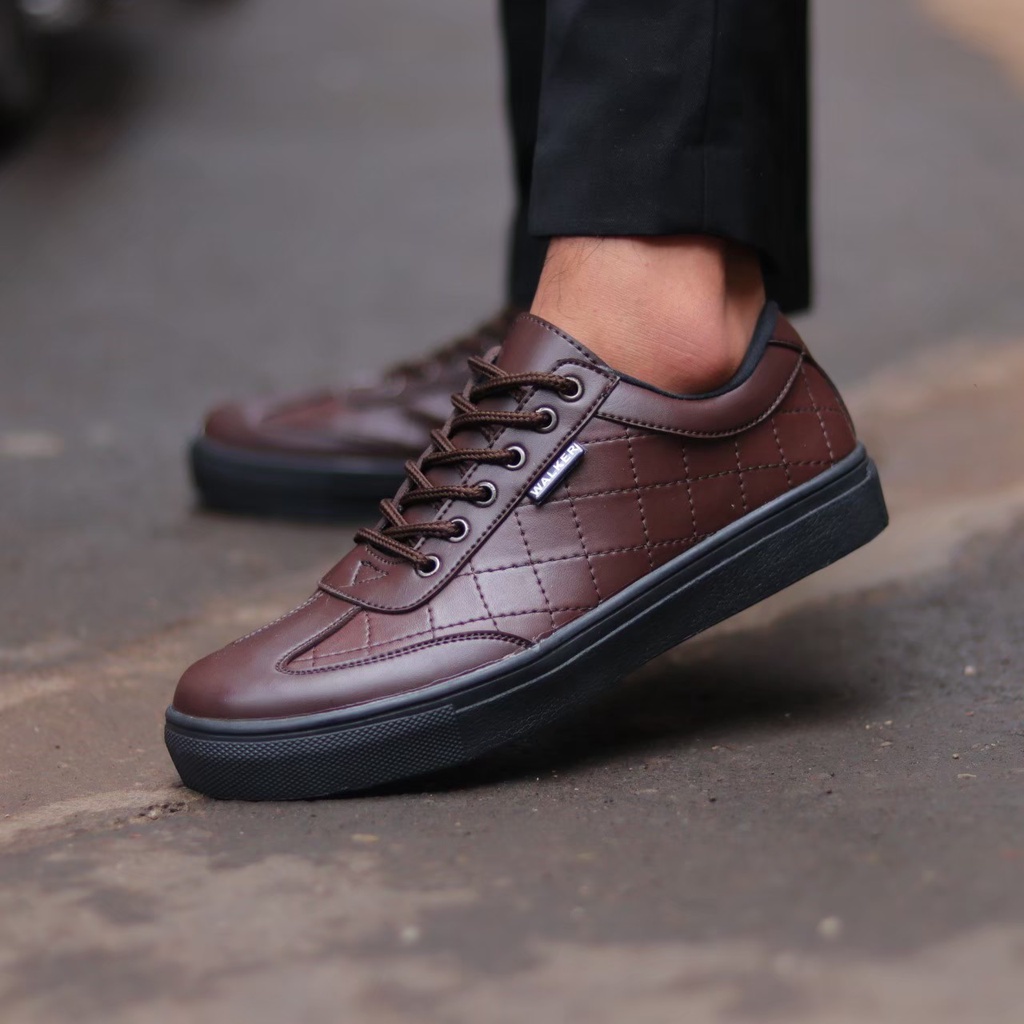 BURAY X SEPATU SNEAKERS PRIA DEWASA WALKER KULIT FORMAL CASUAL SEKOLAH KULIAH SNEAKER PRIA KERJA KANTOR GURU PNS PESTA RESMI NYAMAN || SNEAKER PRIA PANSUS ORIGINAL BERKUALITAS 2022