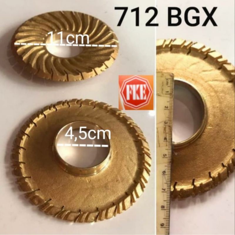 Burner kuningan RINNAI 712 BGX Original