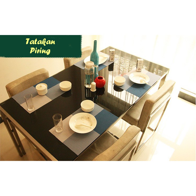 Tatakan Piring Bahan PVC Ringan Tahan Panas Save 70 Tatakan Piring Bahan PVC Ringan Tahan Panas Save 70