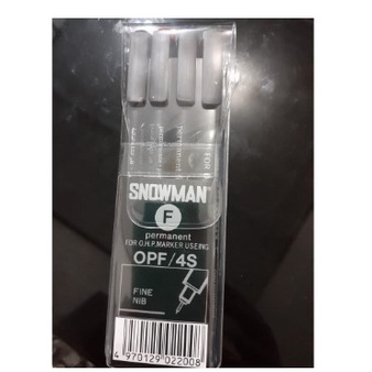 

Spidol ohp marker Snowman multifungsi (4 warna)