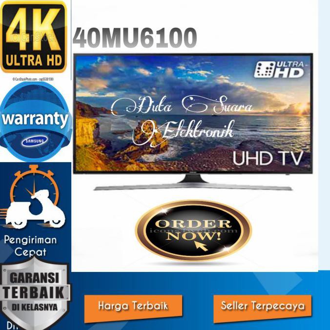 Ready&Siapkirim Samsung Uhd Smart Tv 40 Inch - 40Mu6100