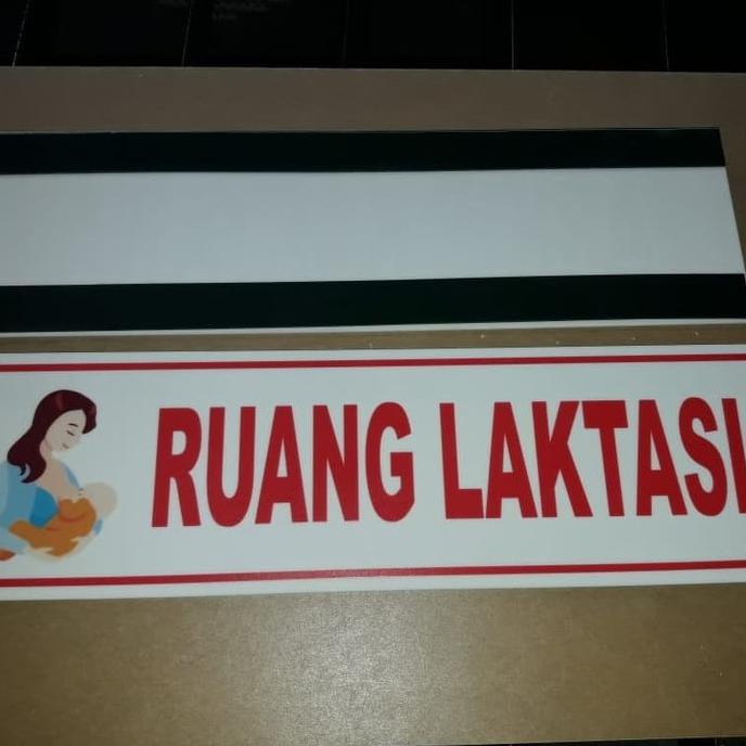 

✨BISA COD✨ sign label acrylic RUANG LAKTASI uk 10x35
