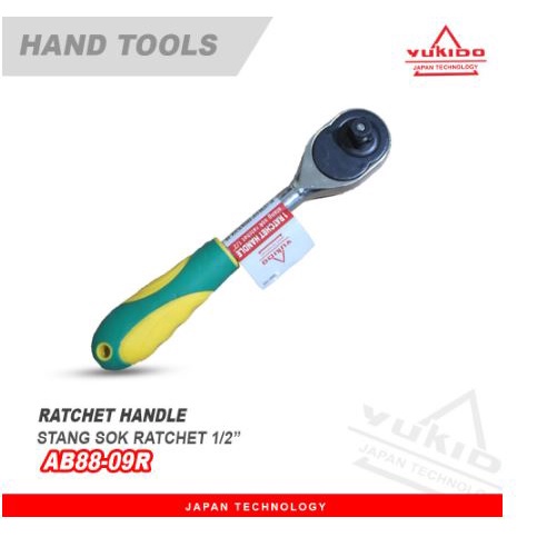 Ratchet Handle 2 Arah Untuk Mata Sock 1/2 Gagang kunci shock / Gagang Rachet 1/2inch YUKIDO