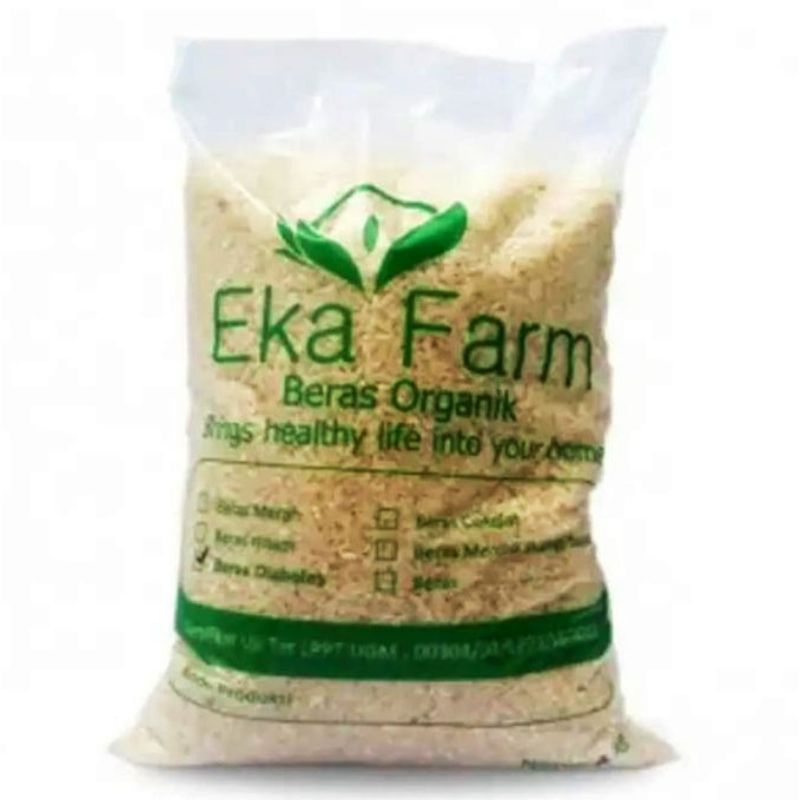 

Beras Amandia Diabetes Organik Eka Farm 5kg, beras rendah gula