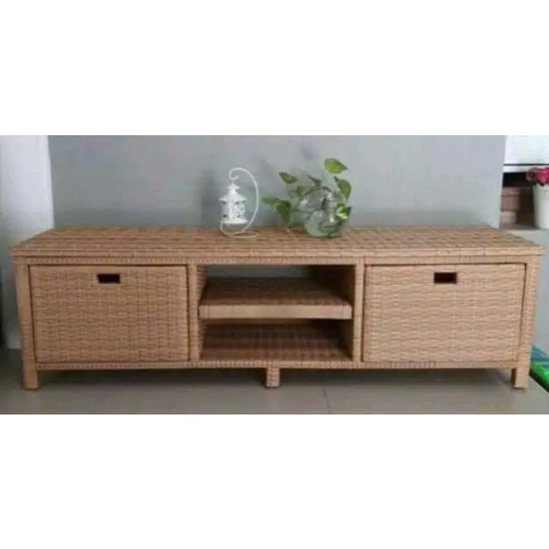 lemari rotan tv