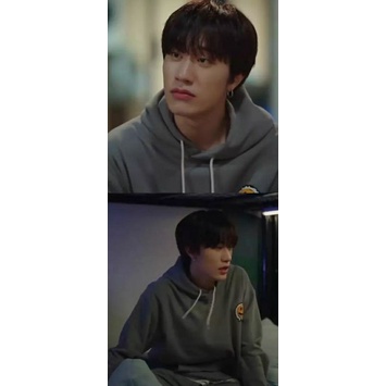 YS - JAKET Hoodie Jumper Treasure Yedam style Smile MRCH Single Logo