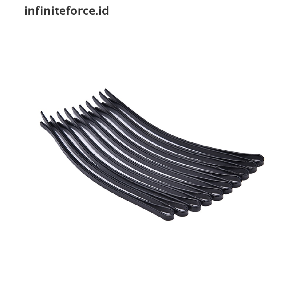 Infiniteforce.id 10pcs Jepit Rambut Bobby Pins Metal Warna Hitam Untuk Wanita