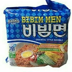 

paldo bibimyun isi 4 pcs / mie instan rasa apel