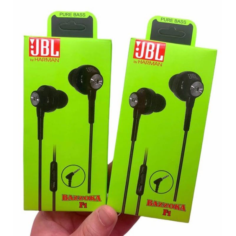 Hf Headset JBL BAZZOKA F1 Super Bass Packing Import