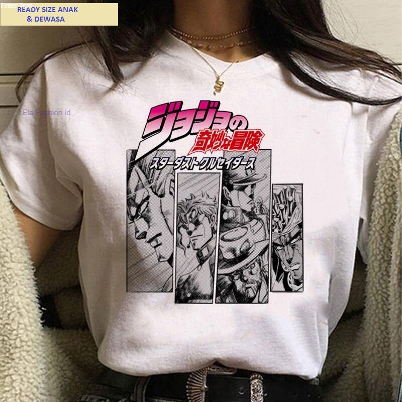 Baju Kaos Logo Jojo bizzare adventure / jojo bizarre adventure kAWAII