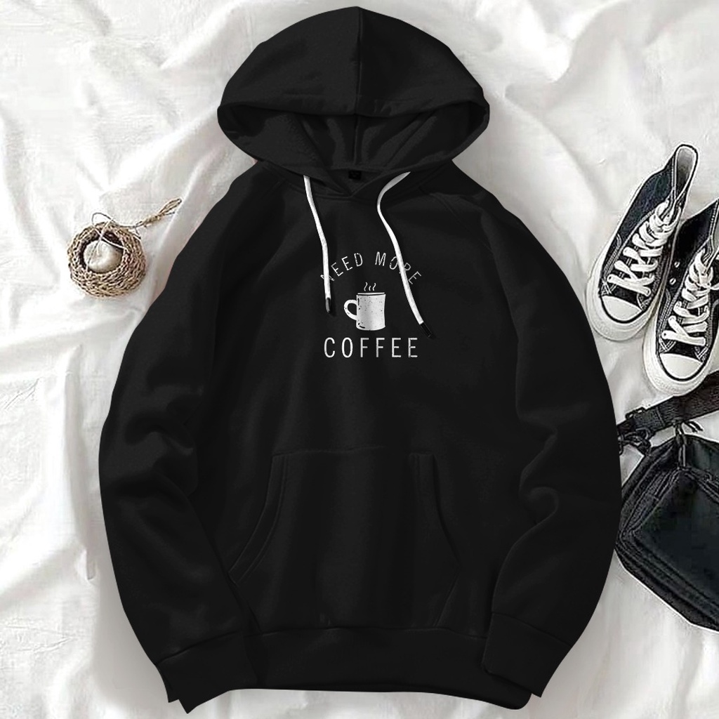 HOODIE UNISEX NEED MORE A CUP OF COFFEE - ATASANA KEKINIAN PREMIUM