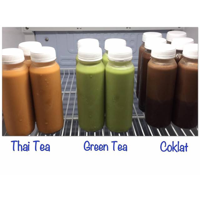 

Preminum Thai tea, green tea, cokelat, hazelnut