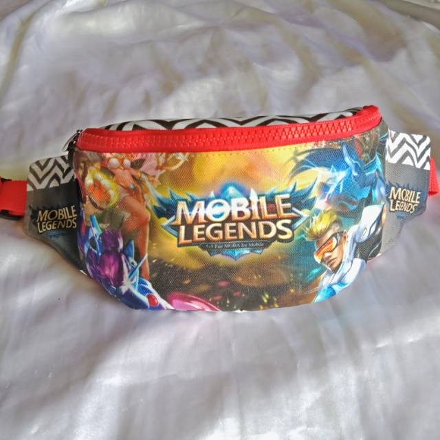 Tas selempang anak cowok / waisbag anak cowok motif mobile legends