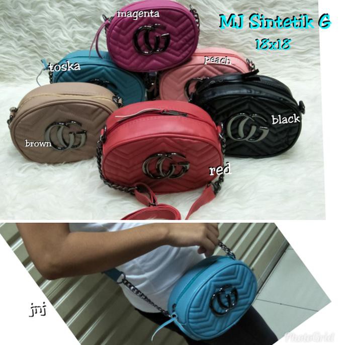 1207G Tas Murah/Tas Lokal/Sling Bag/Mj Sintetik G Buy