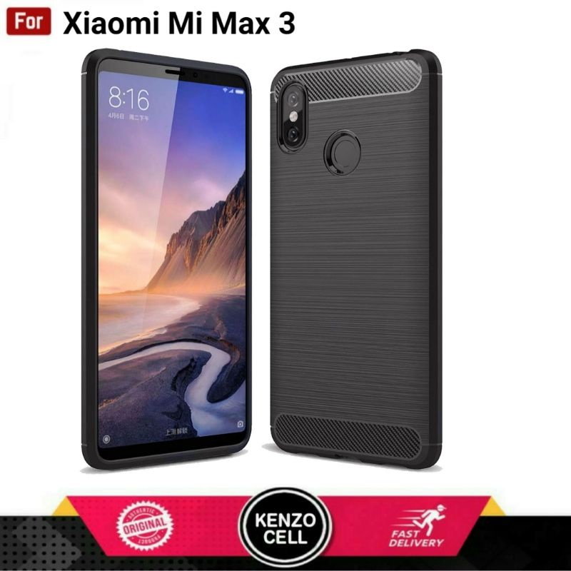 Murah ! Case Xiaomi Mi Max 3 - Ring Case 360 Stand Robot Soft Back Hard Kesing Hp Mi Max3 Max 3