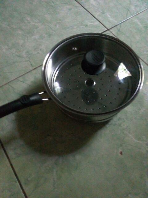 Panci Set Gagang Tutup Kaca 20 Cm