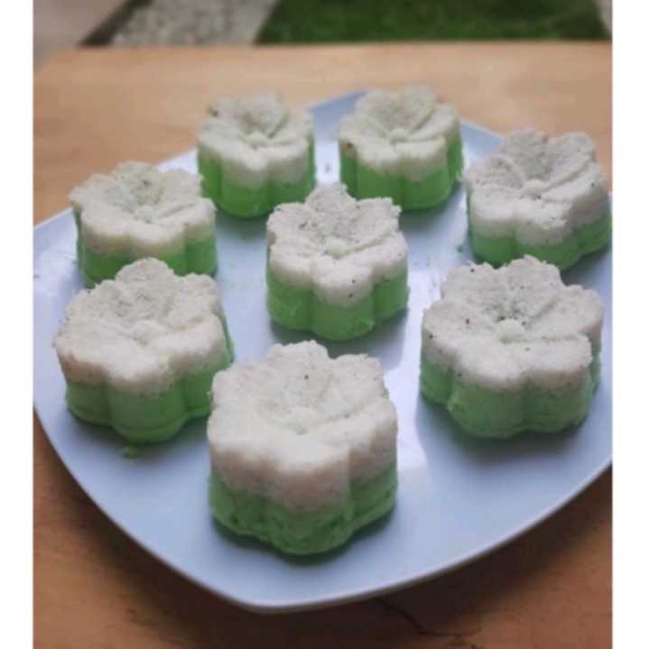 Cetakan Puding Agar Jasmine / Cetakan Jelly / Cetakan Putu Ayu Jasmine / Cetakan Kue Plastik isi 12pcs