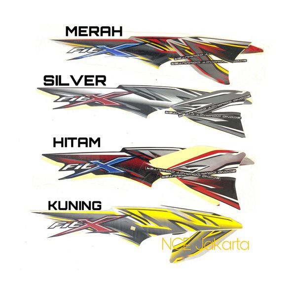 STIKER STRIPING SUPRA FIT X 2008