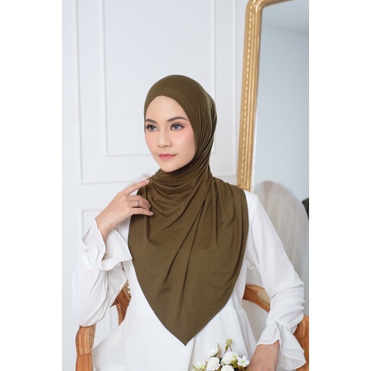 Ounadoutfit BERGO NADINE instan | bergo premium | bergo instan | hijab instan | bergo kaos polos | bergo turki | hijab malay