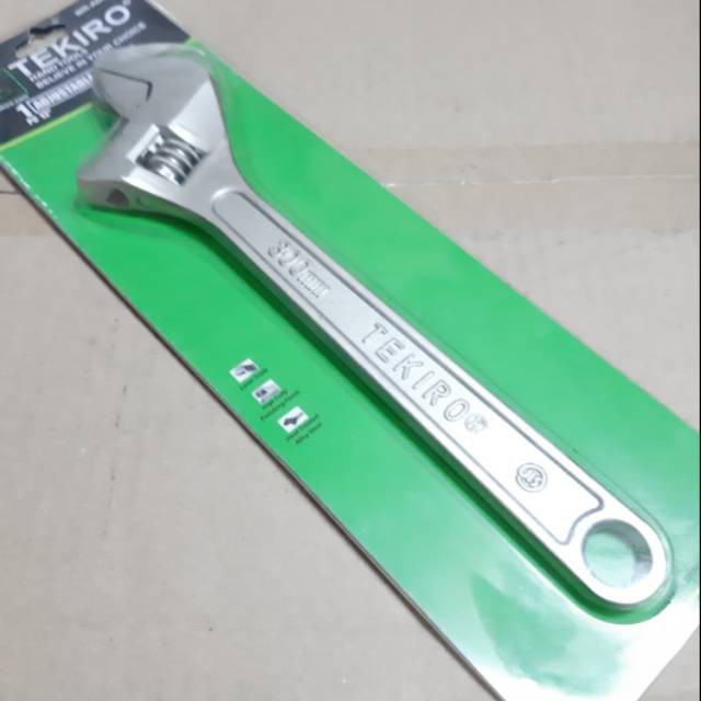 Kunci Inggris TEKIRO WR-AD0283 12 inchi Kunci Inggris Tekiro 12in ADJUSTABLE WRENCH KUNCI INGGRIS