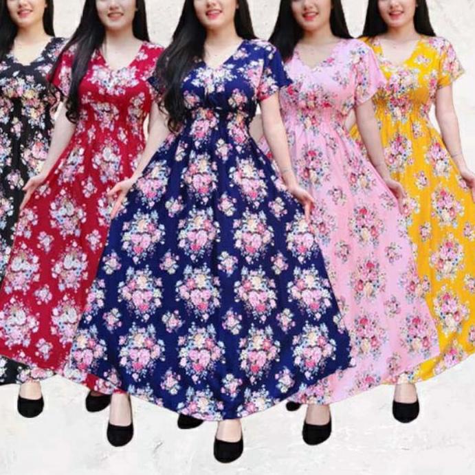 Hot Sale DRESS KERUT TALI DADA  DASTER KERUT KARET