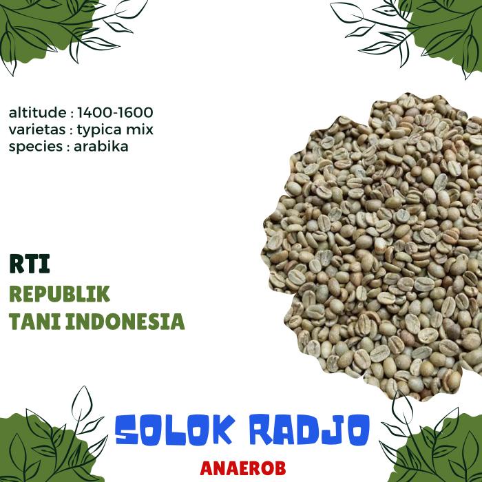

Biji kopi mentah ARABIKA SOLOK RAJO ANAEROB proses - GREEN BEAN